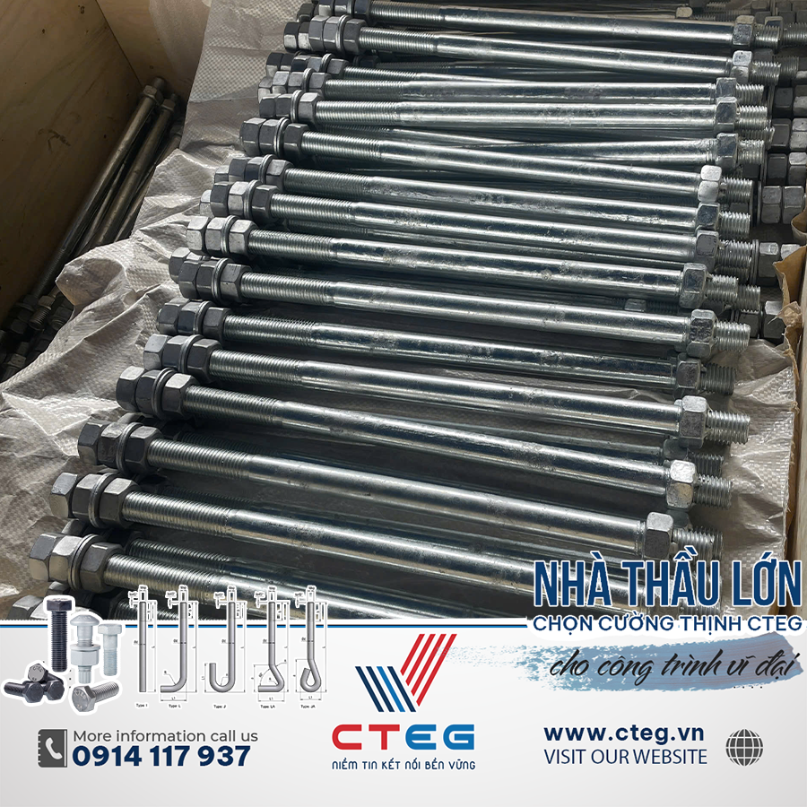 Tiêu chuẩn bulong neo M24