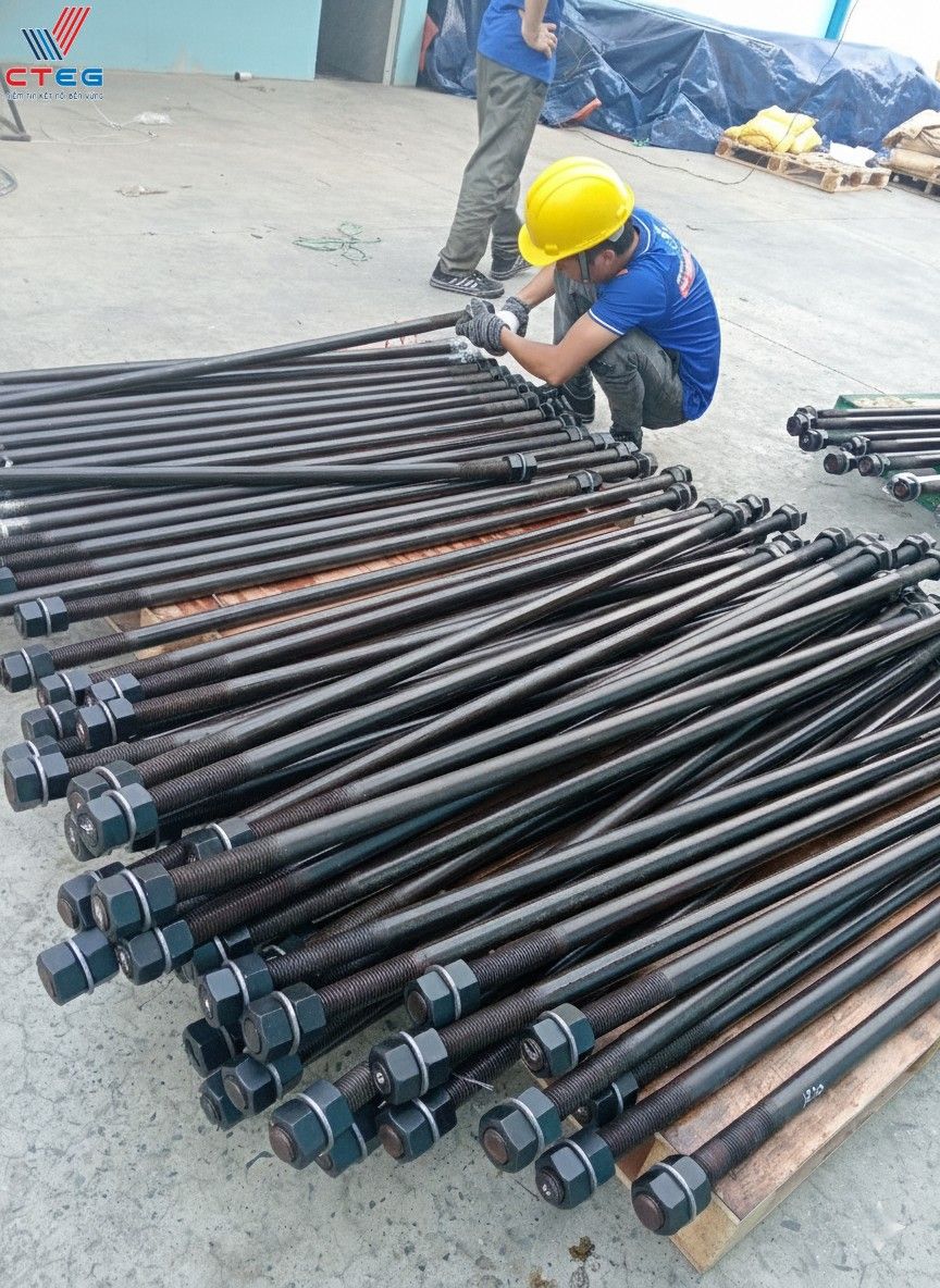 Yêu cầu kỹ thuật đặc thù cho bulong neo chân cột ngoài trời