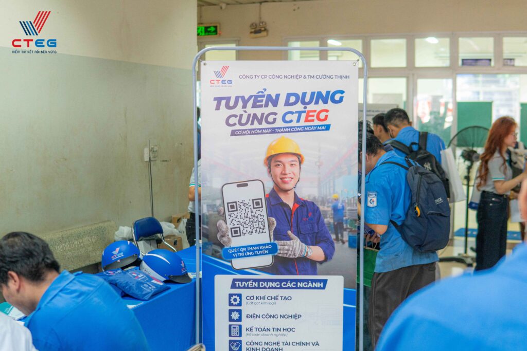 Cường Thịnh CTEG tham gia Ngày hội Việc làm tại Trường Cao đẳng Kỹ thuật Cao Thắng