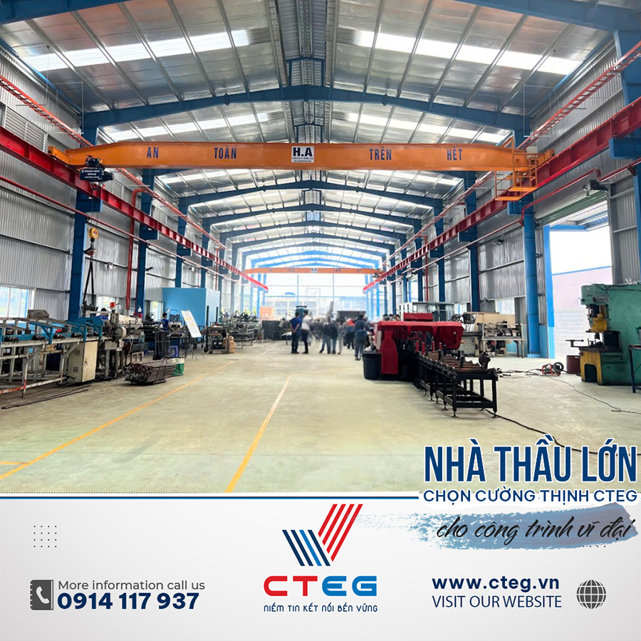 Nhà máy sản xuất bulong neo Cường Thịnh CTEG