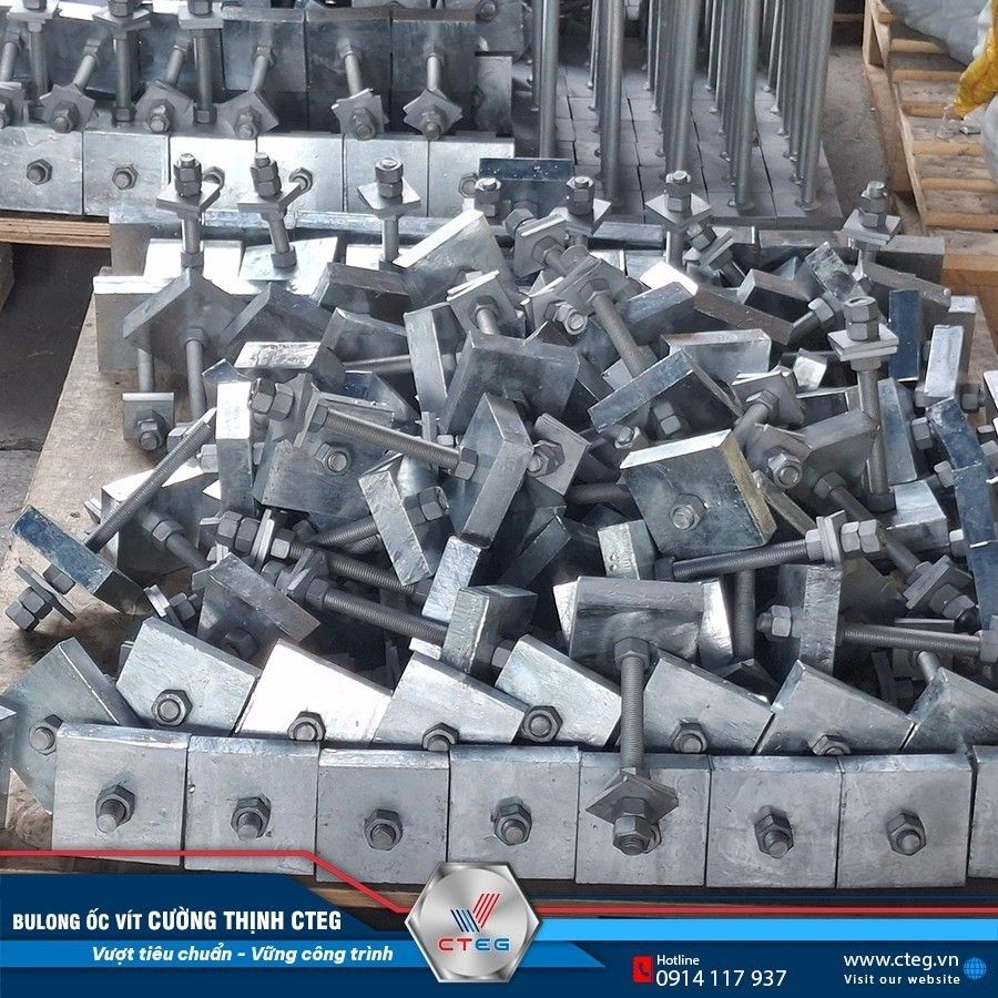 Thông số kỹ thuật và ứng dụng phổ biến của bulong neo M16, M20 và M24